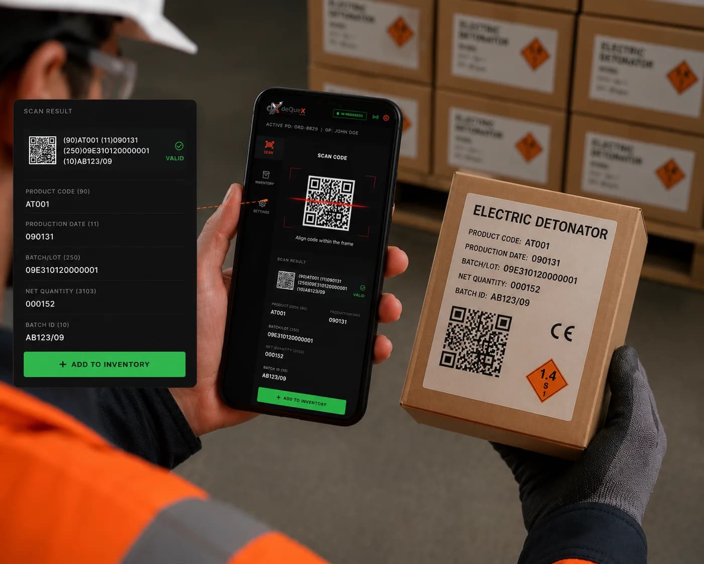 Dequex warehouse operations